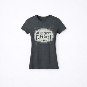 Johnny Cash Nashville Graphic Tee Gray Size M